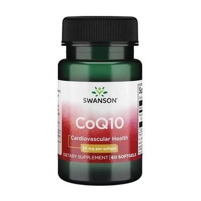 Коензим Swanson CoQ10 30 mg, 60 капс. 122945 фото