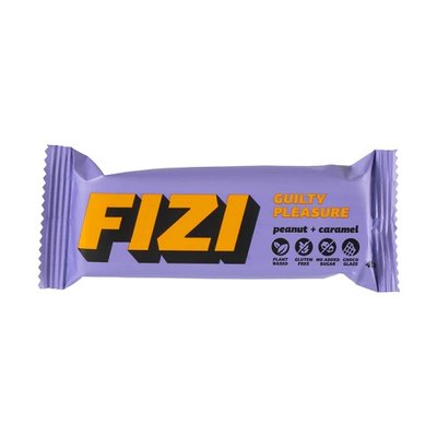 Протеїновий батончик FIZI Guilty pleasure Peanut+caramel, 45 г. 123881 фото
