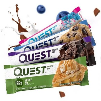 Протеїновий батончик Quest Nutrition Quest Bar, 60 г. (Шоколадний брауні) 01650 фото