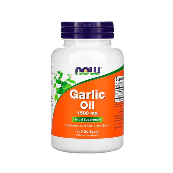 Добавка часник NOW Garlic Oil 1500 mg, 250 софтгель 124448 фото