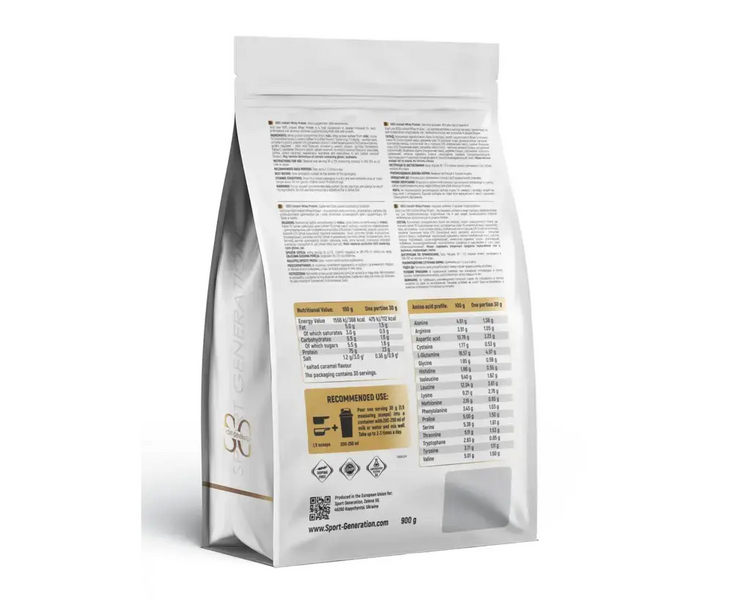 Протеин сывороточный Sport Generation Gold Premium 100% Instant Whey Protein, 450 г. 04560 фото