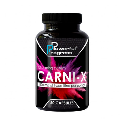 Карнітин Powerful Progress Carni-X, 60 капс. 123956 фото