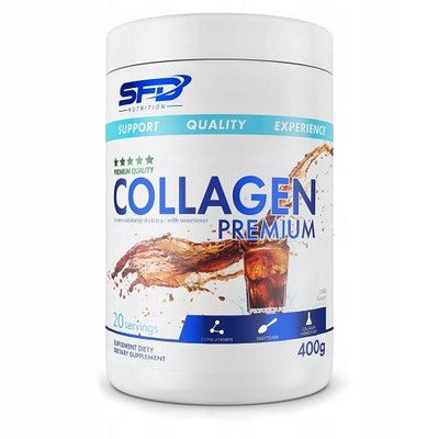 Колаген SFD Collagen Premium, 400 г. (Малина-полуниця) 04239 фото