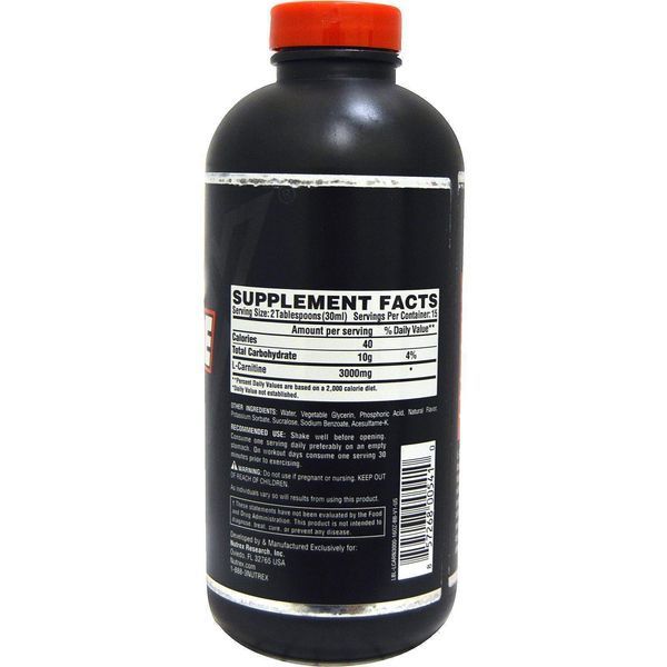 Карнітин Nutrex Liquid Carnitine 3000, 480 мл. 122717 фото