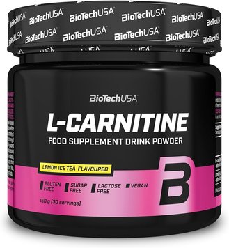 Карнитин BiotechUSA L-Carnitine powder, 150 г. 04461 фото