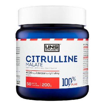 Цитрулін UNS 100% Pure Citrulline Malate, 200 г. 121455 фото