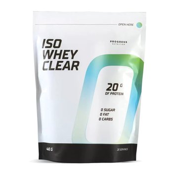 Протеїн ізолят Progress Nutrition Iso Whey Clear, 460 г. 05159 фото