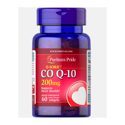 Коензим Puritan`s Pride Q-SORB Q10 200 mg Rapid Release, 60 софтгель 124208 фото