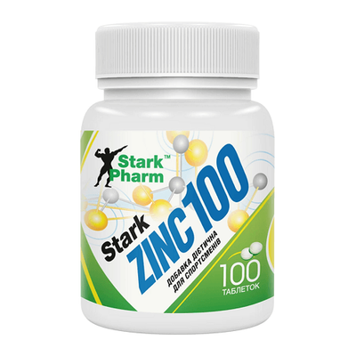 Цинк Stark Pharm Zinc 100 мг, 100 таб. 123627 фото