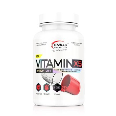 Мультивітаміни Genius Nutrition Vitamin-X5, 120 таб. 123876 фото