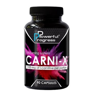Карнітин Powerful Progress Carni-X, 90 капс. 123384 фото