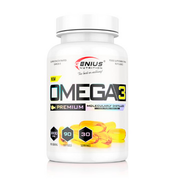 Омега Genius Nutrition Omega 3, 90 капс. 124075 фото