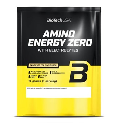 Пробник BiotechUSA Amino Energy Zero with Electrolytes, 14 г. (Персиковий чай) 02588 фото
