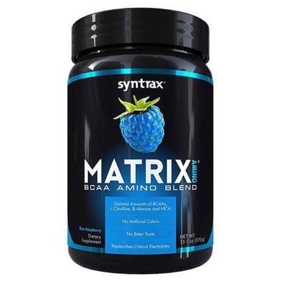 Амінокислоти Syntrax Matrix Amino, 370 г. (Голубая малина) 01729 фото