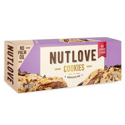 All Nutrition Nutlove Cookie, 130 г. (Арахіс - карамель) 05219 фото