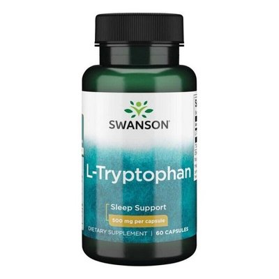 Добавка Swanson L-Tryptophan 500 mg, 60 капс. 122859 фото