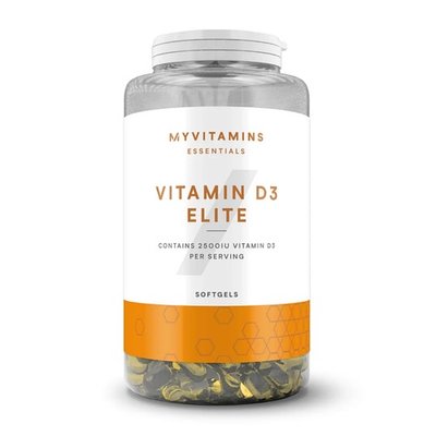 Вітамін Д MyProtein Vitamin D3 Elite, 180 софтгель. 123409 фото