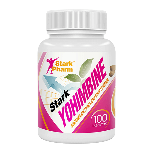 Йохімбін Stark Pharm Yohimbine 10 мг, 100 таб. 123636 фото