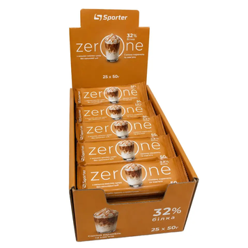Протеиновый батончик Sporter Zero One, 50 г. x 25 (блок) 06943 фото