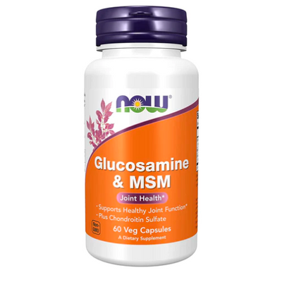 NOW Glucosamine & MSM, 60 веган капс. 101142 фото