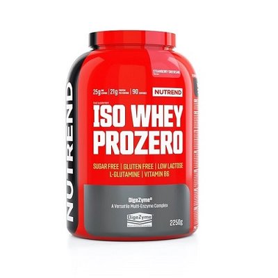 Протеїн ізолят Nutrend Iso Whey Prozero, 2250 г. (Білий шоколад) 03056 фото