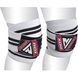 Бинти на коліна RDX K1 GYM Knee Wraps Full (Чорний/Білий) 124600 фото 2