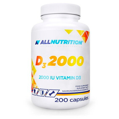 Витамин Д All Nutrition Vitamin D3 2000, 200 капс. 123960 фото