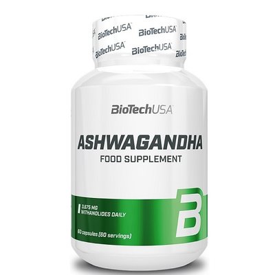 BiotechUSA Ashwagandha, 60 капс. 122447 фото