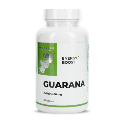 Предтреник Progress Nutrition Guarana Extract 200 mg with Caffeine 80 mg, 60 таб. 124190 фото