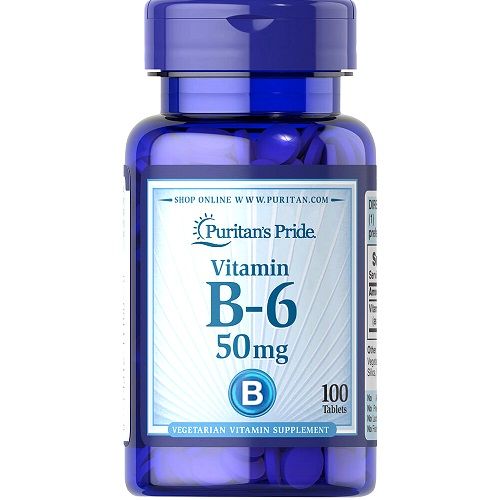 Витамин В Puritan's Pride Vitamin B-6 50mg, 100 таб. 122462 фото