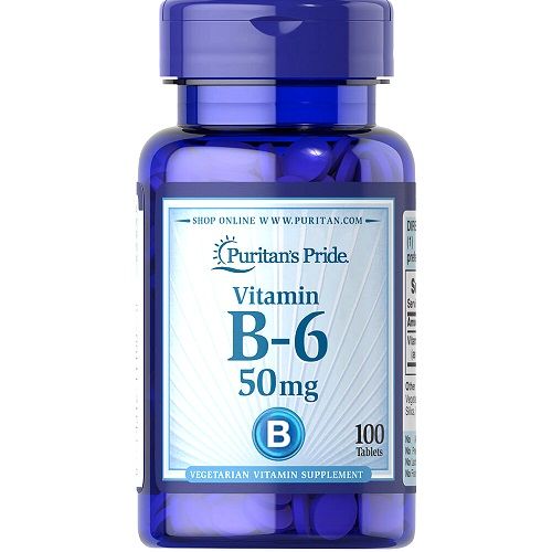 Вітамін В Puritan's Pride Vitamin B-6 50mg, 100 таб. 122462 фото