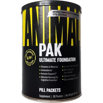 Витамины для спорта Universal Animal Pak (EU) 30 пак. 12429735  фото