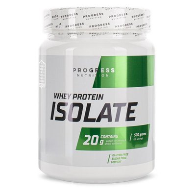 Протеїн ізолят Progress Nutrition Whey Protein Isolate, 500 г. (Ожина - білий шоколад) 03029 фото