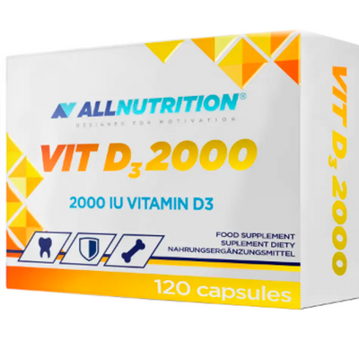 Вітамін Д All Nutrition Vitamin D3 2000, 120 капс. 123961 фото