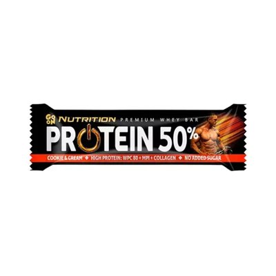 Протеїновий батончик GO ON Protein Bar, 50%, 40 г. 04678 фото