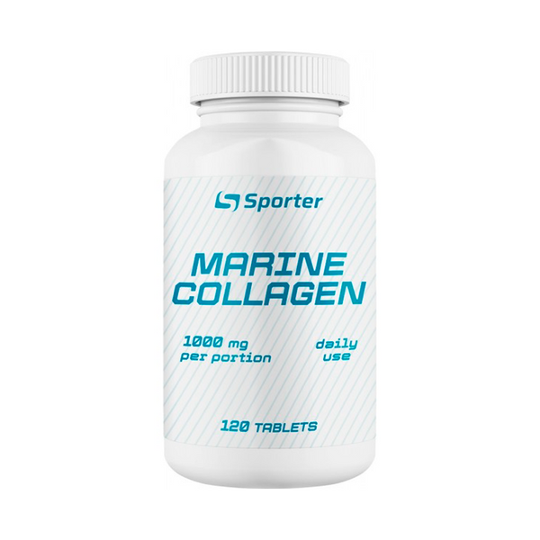 Рыбный коллаген Sporter Marine Collagen, 120 таб. 124565 фото