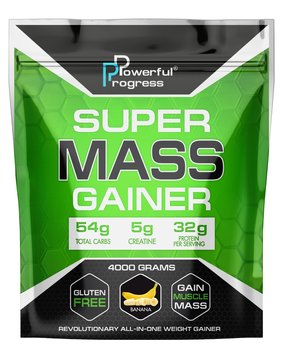 Гейнер Powerful Progress Super Mass Gainer, 4000 г. 03979 фото