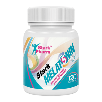 Мелатонін Stark Pharm Melatonin 5 мг, 120 таб. 123659 фото