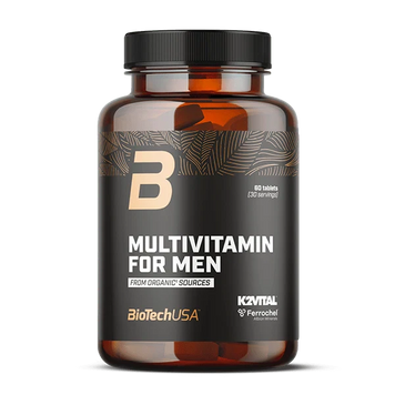Вітаміни для чоловіків BiotechUSA Multivitamin for Men from organic sources 60 табл. 12429717 фото