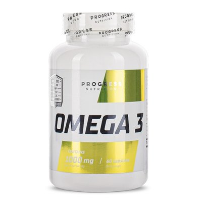 Омега Progress Nutrition Omega 3, 60 капс. 122499 фото
