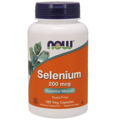 Селен NOW Selenium 200, 180 таб. 122326 фото
