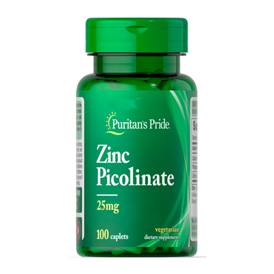 Цинк Puritan's Pride Zinc Picolinate 25 mg, 100 капл. 124212 фото