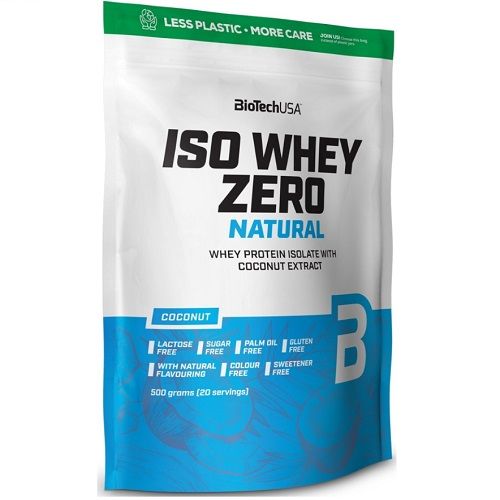 Протеїн ізолят BiotechUSA Iso Whey Zero Natural, 500 г. 02284 фото