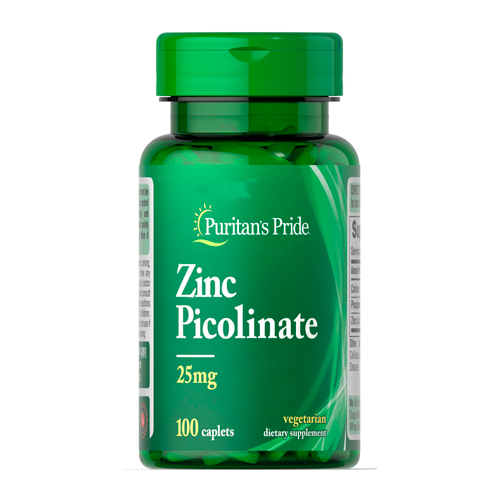 Цинк Puritan's Pride Zinc Picolinate 25 mg, 100 капл. 124212 фото