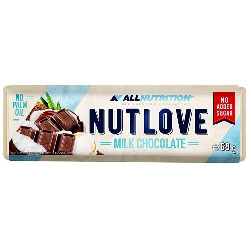 Печенье без сахара All Nutrition Nutlove Milk Chocolate, 69 г. 123413 фото