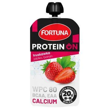 Протеиновый Мусс Fortuna мультифруктовый обогащенный белком 180 г 12429459 фото
