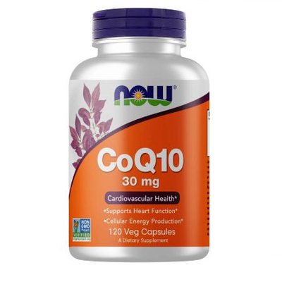 Коензим NOW Q10 30 mg, 120 капс. 123916 фото