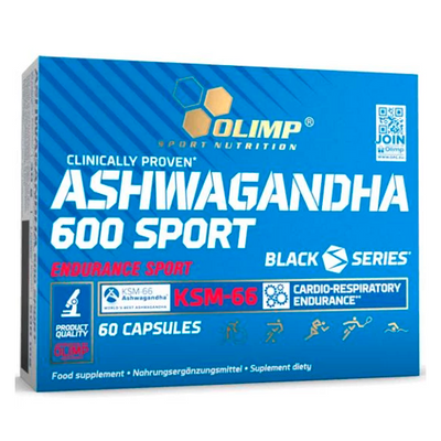 Ашваганда Olimp Ashwagandha 600 Sport, 60 капс. 124216 фото