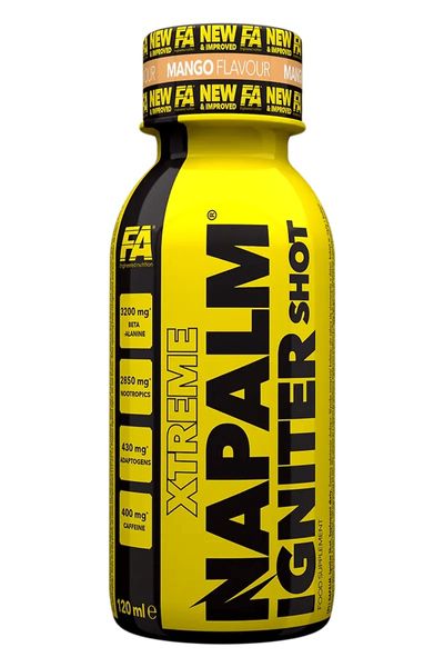 Предтреник FA Nutrition Xtreme Napalm Igniter Shot, 120 мл. 05004 фото