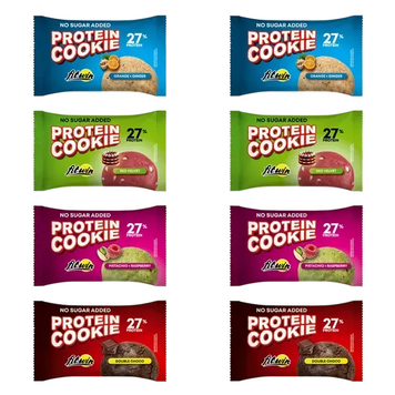 Протеїнове Печиво FitWin PROTEIN COOKIE 27% 40 г. (Фісташка - малина) 12429574 фото